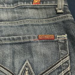 7 For All Mankind “ A” Pkt Bootcut Men’s Waist 33 Jeans 
