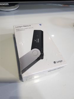 NEW Ledger Nano X Crypto Hardware Wallet - Bluetooth - Onyx Black