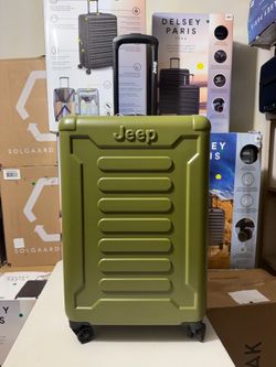 NEW JEEP Hardside Expandable Luggage with Swivel Wheels