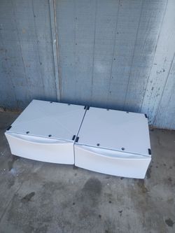 Washer Dryer Pedestals with Storage Drawers (Whirlpool)