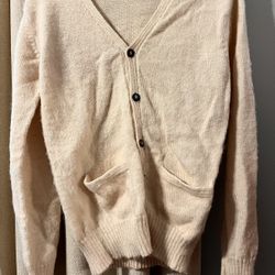 Industrys Of All Nations(Alpaca Hand-Knit Cardigan XS)
