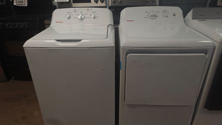 Washer gas dryer set