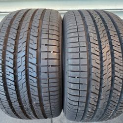 2 USED TIRES GOODYEAR 215/45/17