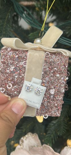 Moissanite Earrings Silver 925