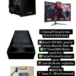 Ryzen 5 Gaming PC – GTX 1650 – Like New – $425