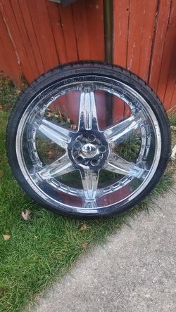 22 Inch CHROME RIMS
