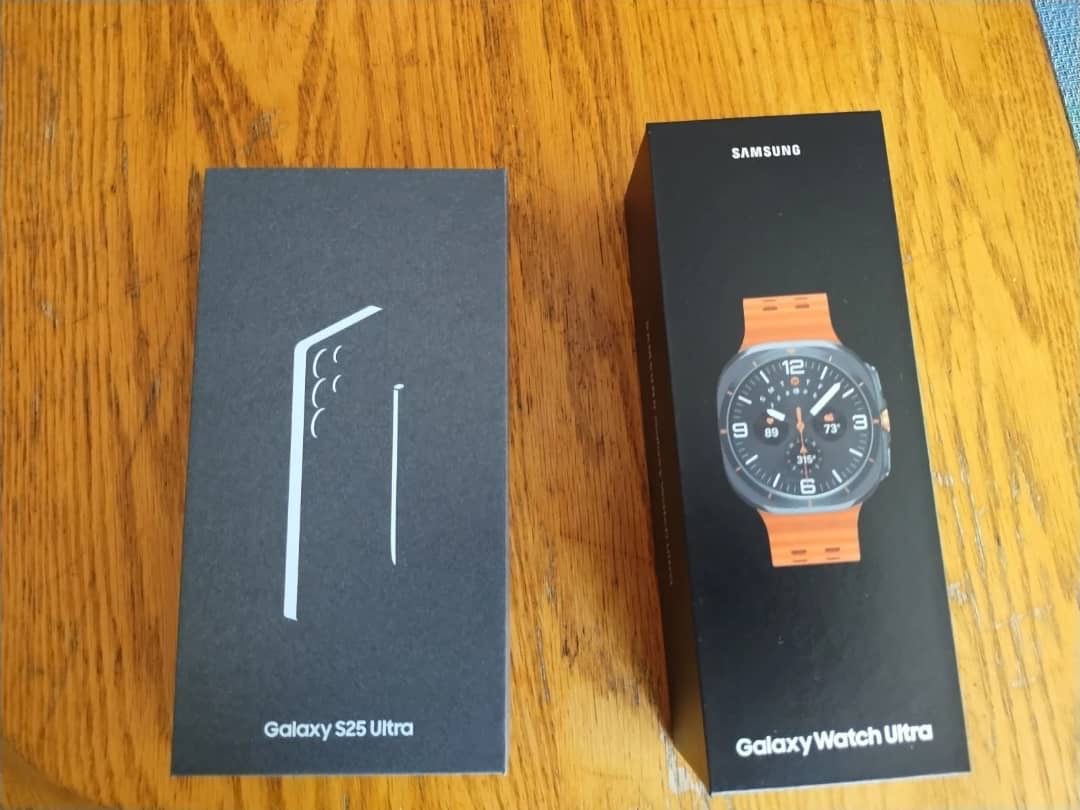 Brand New Samsung Galaxy S25 Ultra and Samsung Galaxy Watch Ultra