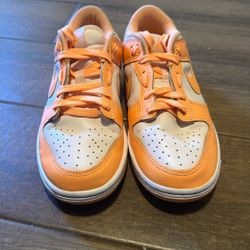 Nike Dunk Low Peach Cream → Women’s 6.5 (Men’s 5 / GS 5Y) Orange White Sneakers DD1503-801
