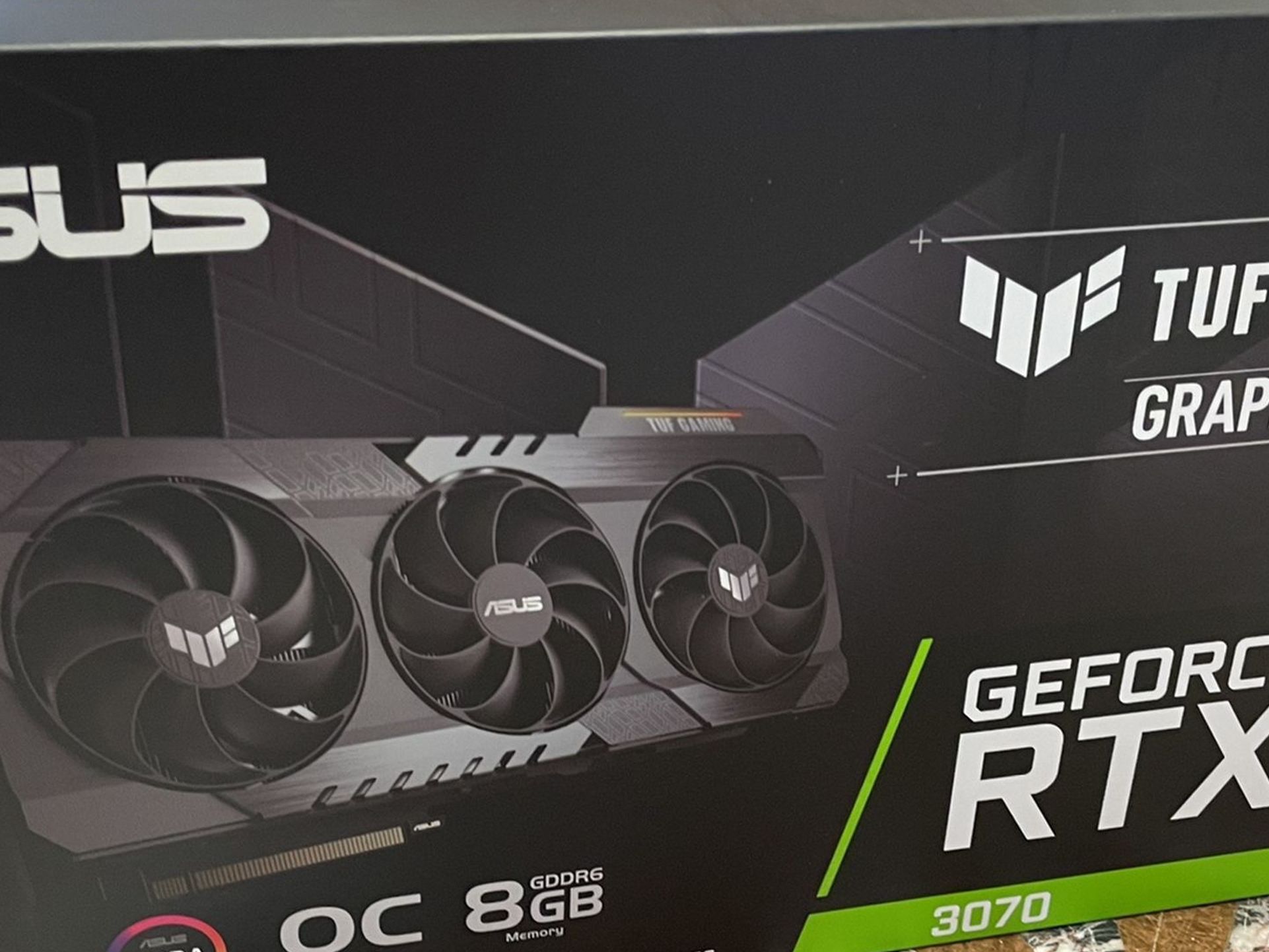 ASUS RTX 3070 Tuf Gaming OC Graphics Card *Sealed, New*