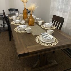 Dining Table Solid Wood 10 Seater