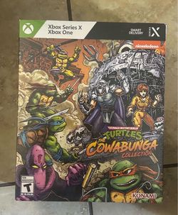 Xbox game TMNT Cowabunga Collection Limited Edition Box Set $50 Price Firm