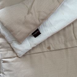 Tommy Bahama king Comforter/two Matching Pillow Shams