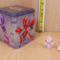 Pokémon Figures With Empty Stackable Tin