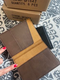 Premium Laserable Leatherette Passport Holders (Lot of 12)