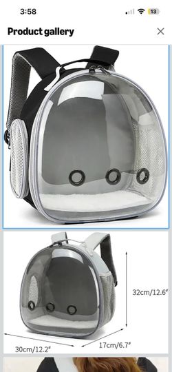 Clear Bubble Pet Carrier Backpack