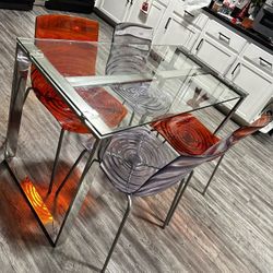 Dining table with Calligaris chairs 