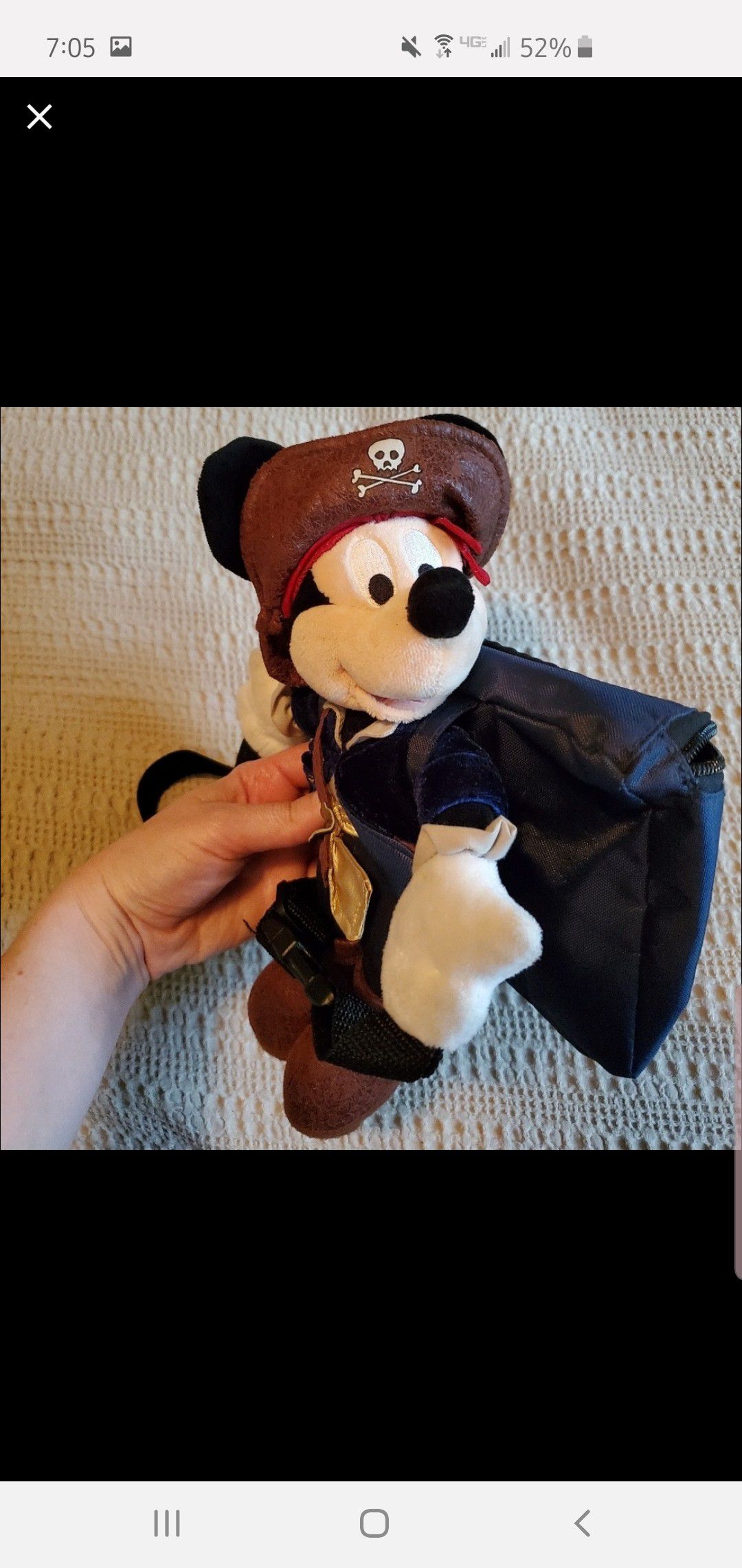 Disney Mickey Mouse Pirate Fanny Pack