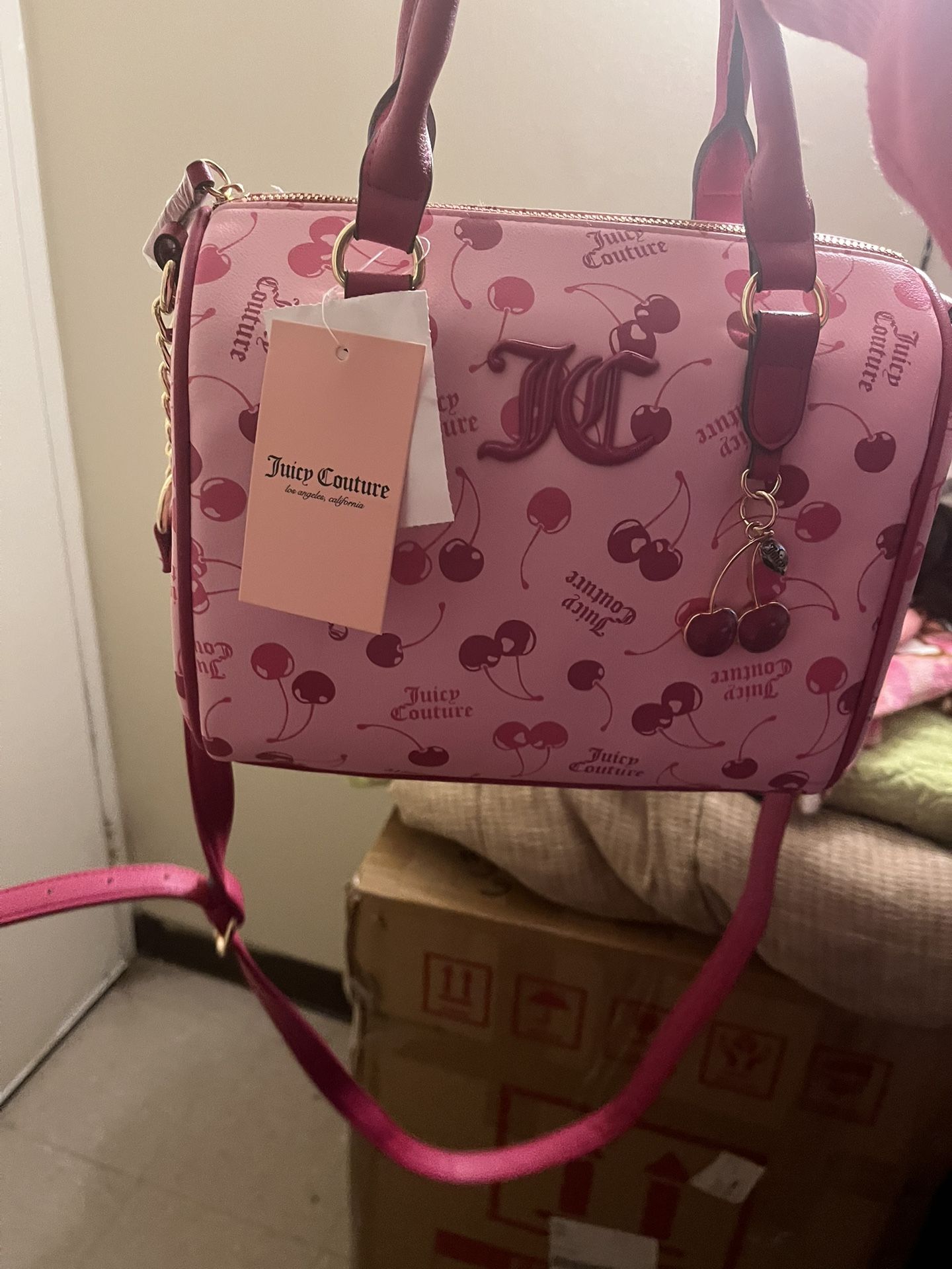 Juicy Couture Pink Cherry Satchel