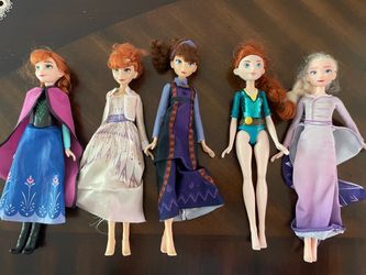 Disney Fashion Dolls Lot of 5