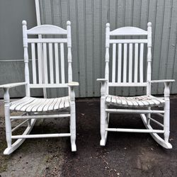 White Rocking Chairs
