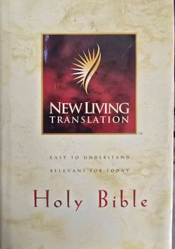NLT bible, hardcover, see 2nd pic