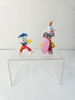 Lot Of 2 Vintage 1987 Disney Who Framed Roger Rabbit PVC Toy Figure Amblin 3" 