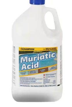 muriatic acid - 1 gallon - free