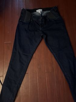 Isabel Maternity by Ingrid & Isabel Dark Wash Jeggings – Size 6/28R