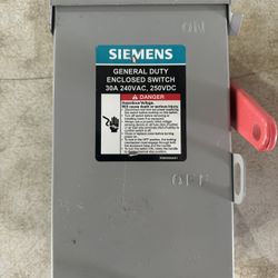 Siemens Fusible General Duty Safety Switch