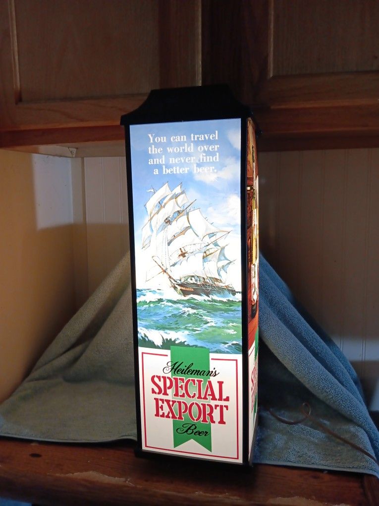 Vintage Heileman's Special Export Light-up Beer Sign 21" Tall