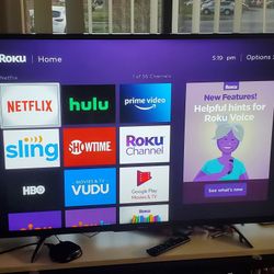 Toshiba 49 Inches TV with Inbuilt Chrome cast and Free Roku