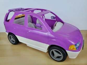 Vintage Barbie Purple SUV Toy Car