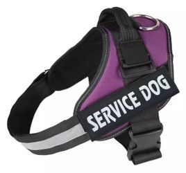 Service Dog Harness Purple Vest