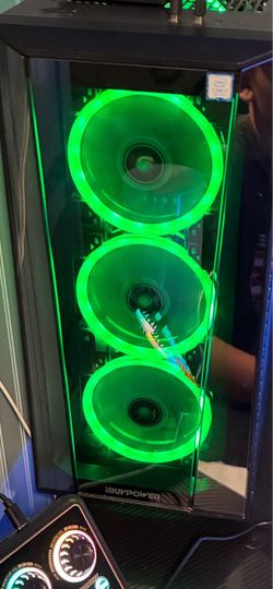 ibuy power gaming pc and 27 in acer monitor