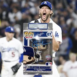 Dodgers Clayton Kershaw Signed Funko Pop