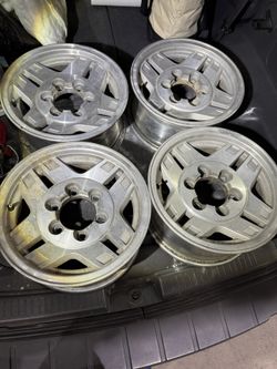 RIMS-4 Aluminum (Toyota rims) $39.50 Each Or  $140 TOTAL  !