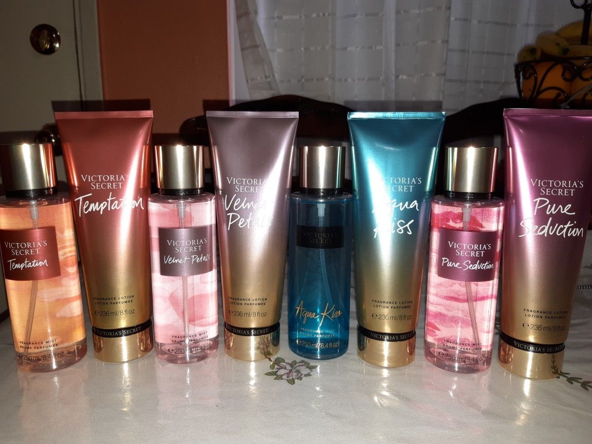 Victoria secret BODY LOTION 8 OZ + FRAGRANCE MIST SPRAY 8.4 OZ