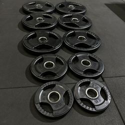 240lb Rubber Costed Plates | 245lb Cast Iron |260lb Bumpers Weights | 7ft Olympic Bar | Fitness | Gym Equipment | FREE DELIVERY 🚚 