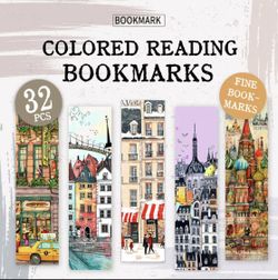 Brand New Exquisite 32pcs City Themed Bookmarks
