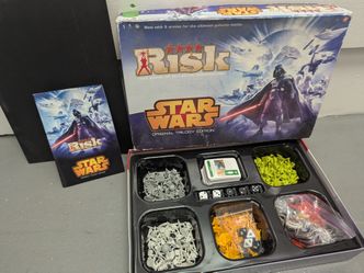 .Risk Star Wars Original Trilogy Edition Board Game (2013) - 100% Complete!