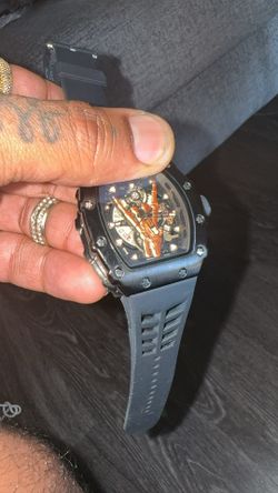 Big Face Skeleton Watch 