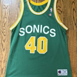 Seattle Sonics Shawn Kemp Champion Jersey Men’s Size 44