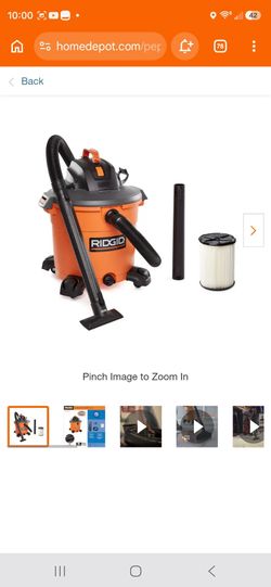 Shop vacuum for sale.