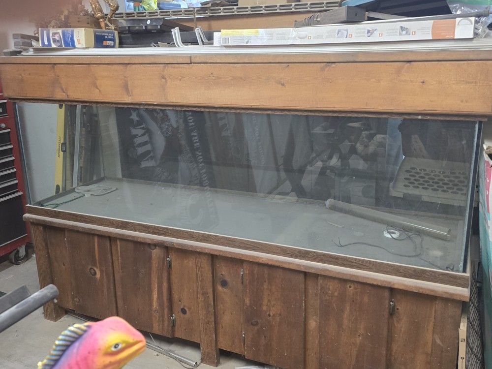 Two Hundred Gallon Glass Fish Tank