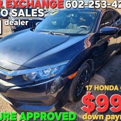 2017 HONDA CIVIC GAS SAVER 