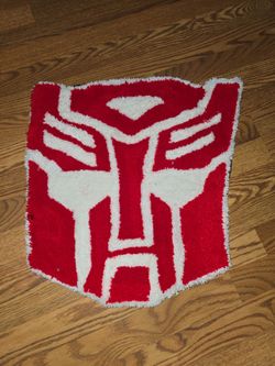 Transformers Autobots Logo Tufted Rug