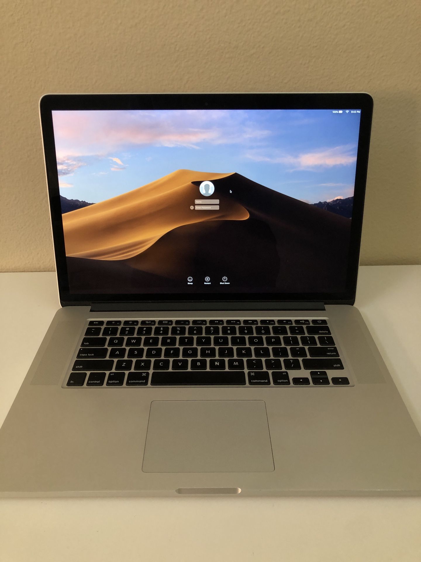 MacBook Pro 15” Retina i7 16gb 2014
