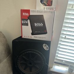 Subwoofer/Box And Amp