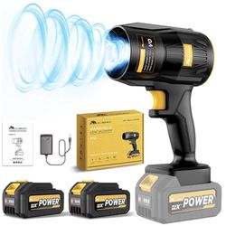 Brand New Electric Turbo Jet Leaf Blower for Lawn, Car, Patio w/2 Indicator Batteries, Charger. Great Gift 🎁 