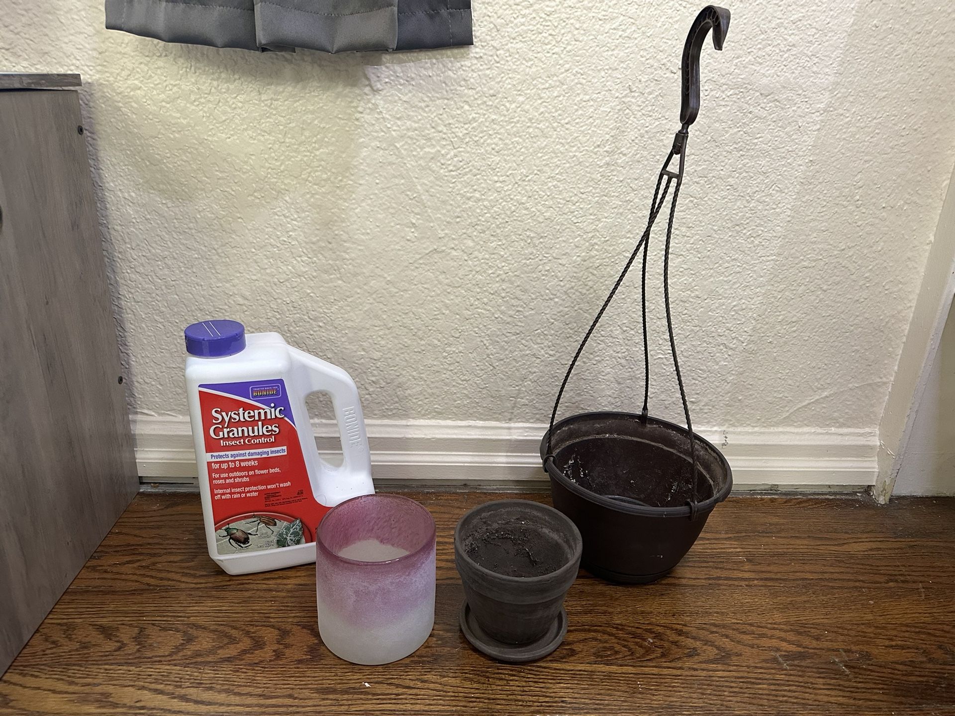 Plant Pots And Pesticide